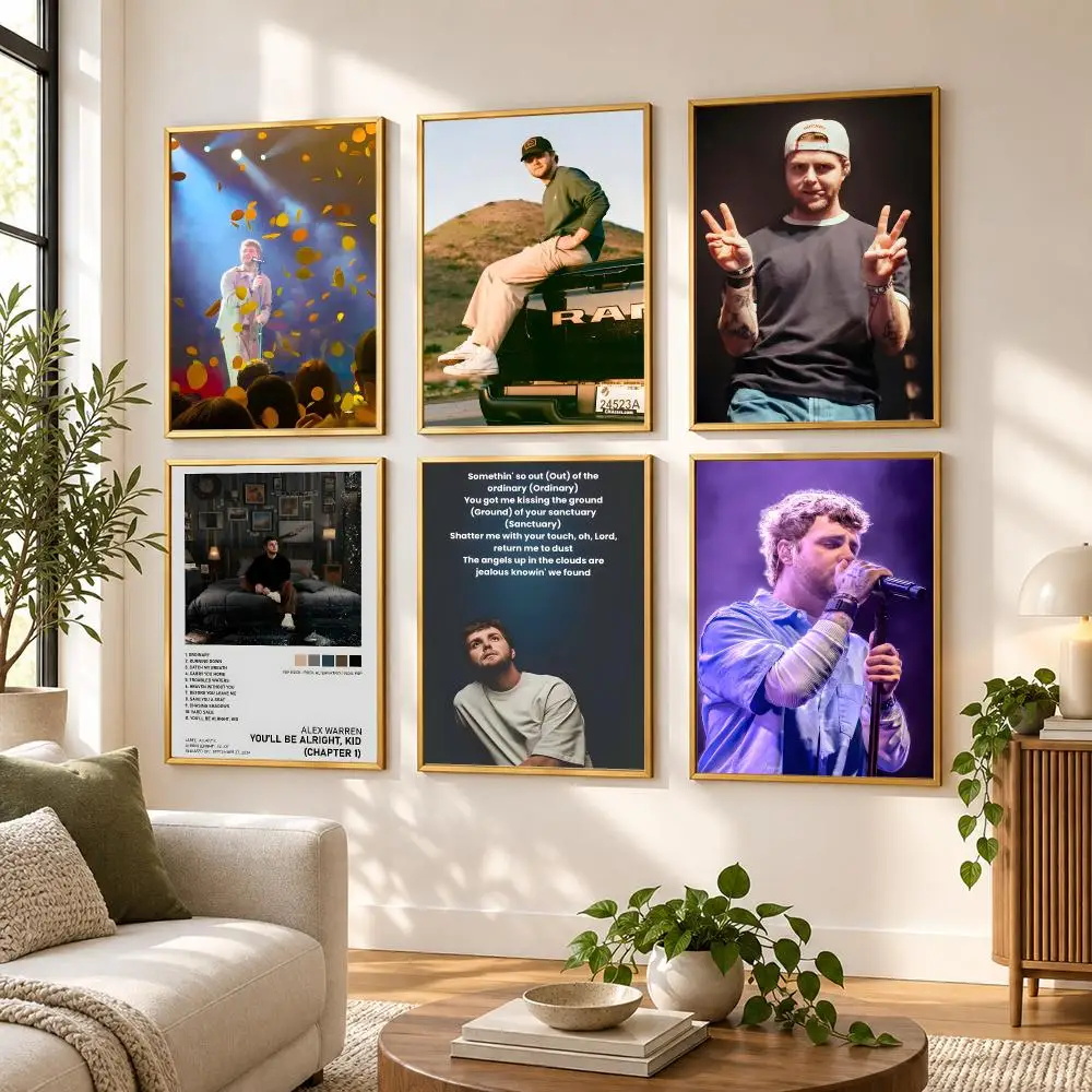 America Singer Alex W-Warren Ordinary Poster HD art sticky wall waterproof home living room bedroom bar aesthetic decoration