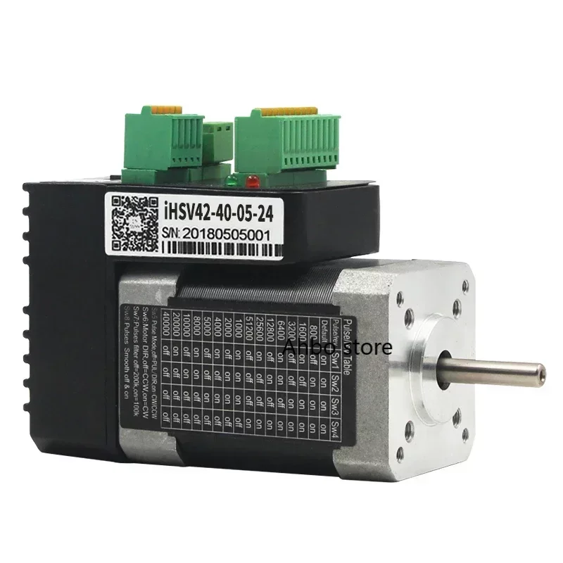 52w Nema17 0.125NM Integrated Servo Motor 24VDC 4000rpm JMC IHSV42-40-05-24