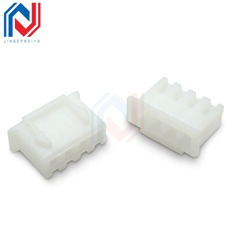 50pcs Rubber Housing Xh2.54mm Pitch Rubber Housing Plug 2P/3P/4P/5P/6P/7P/8p-20p Connector Terminal Connector Plug