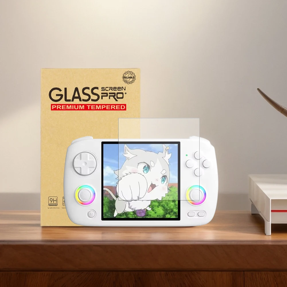 9H HD Tempered Glass Screen Protector Film Anti-Scratch Tempered Glass Film High Touch Sensitivity for Anbernic RG CubeXX