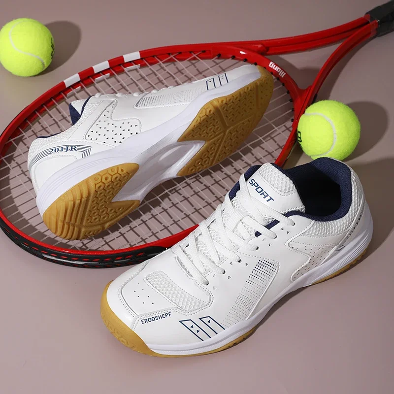 Couples Badminton Sport Sneakers Light Weight Women Athletic Table Tennis Shoes Non-slip Mens Volleyball Tennis Shoes 8202