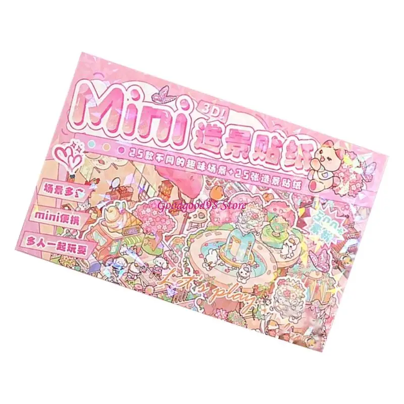 Fun Scene Miniature Scene Cabin Sceon Starther para Scrapbooking Journal