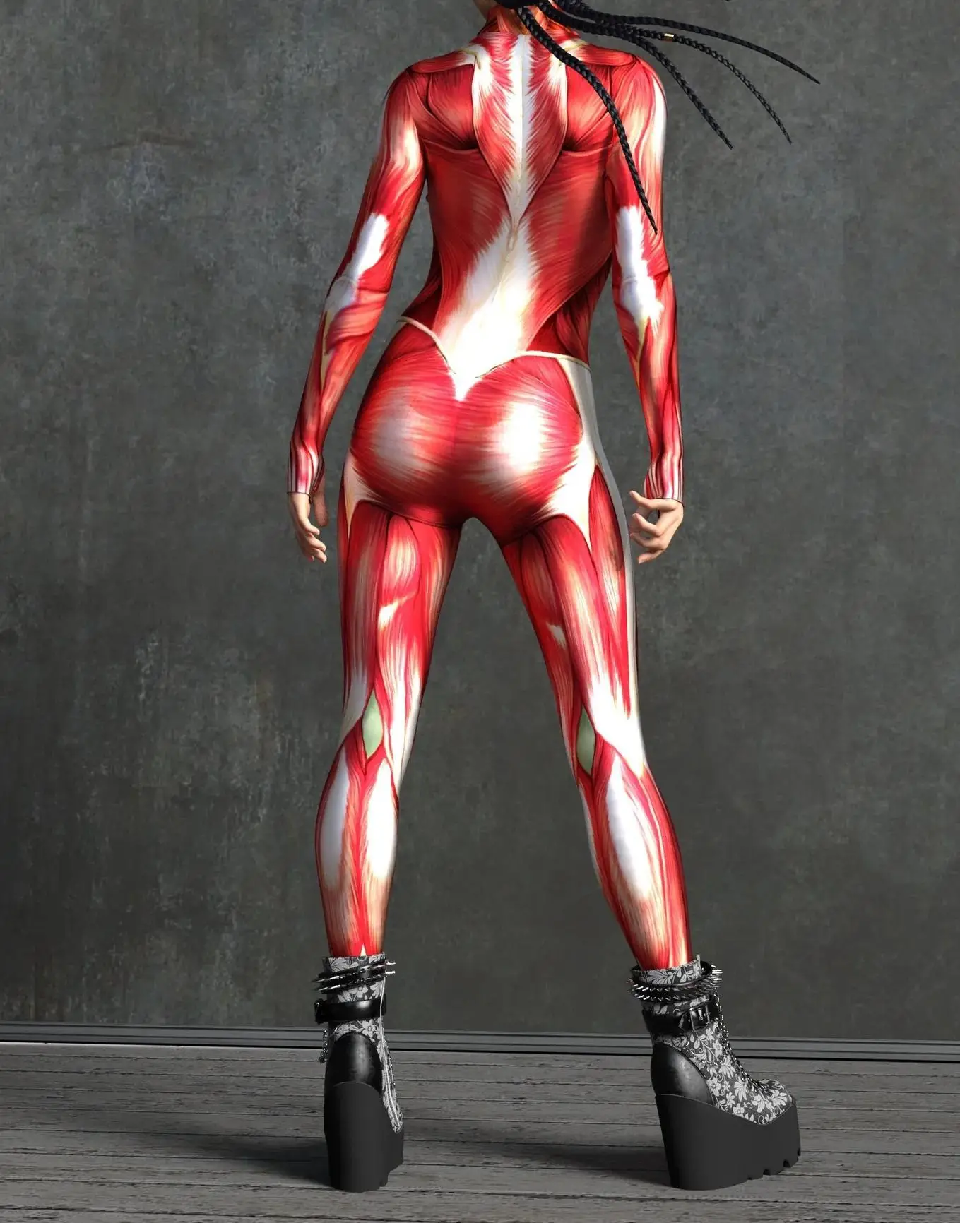 Damen Sexy Rüstungs-Overall für Feiertage, Partys, Halloween, Karneval, Cosplay-Kostüm, Steampunk-Maskerade-Bodysuit – Detail 26