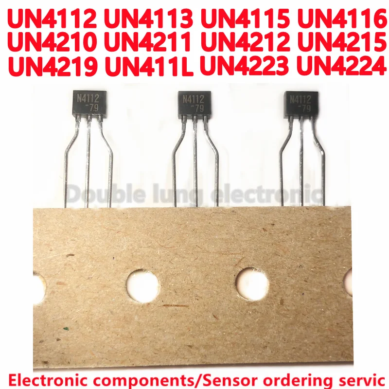 50PCS/LOT UN4112 UN4113 UN4115 UN4116 UN4210 UN4211 UN4212 UN4215 UN4219 UN411L UN4223 UN4224 TO-92 Transistors