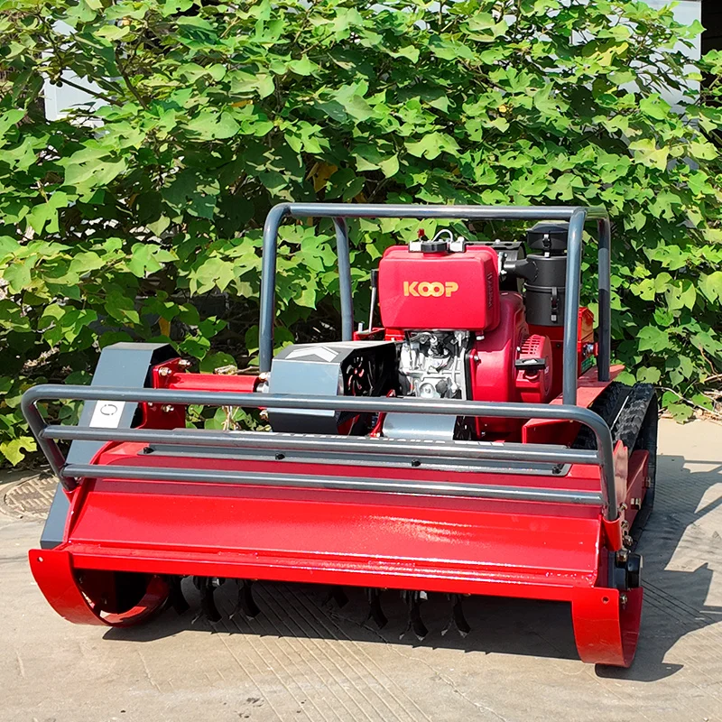 تخصيص جودة عالية flail جزازة العشب التحكم عن بعد ذكي آلة تقطيع العشب روبوت بكرة آلة تقطيع الفراشي شهادة CE