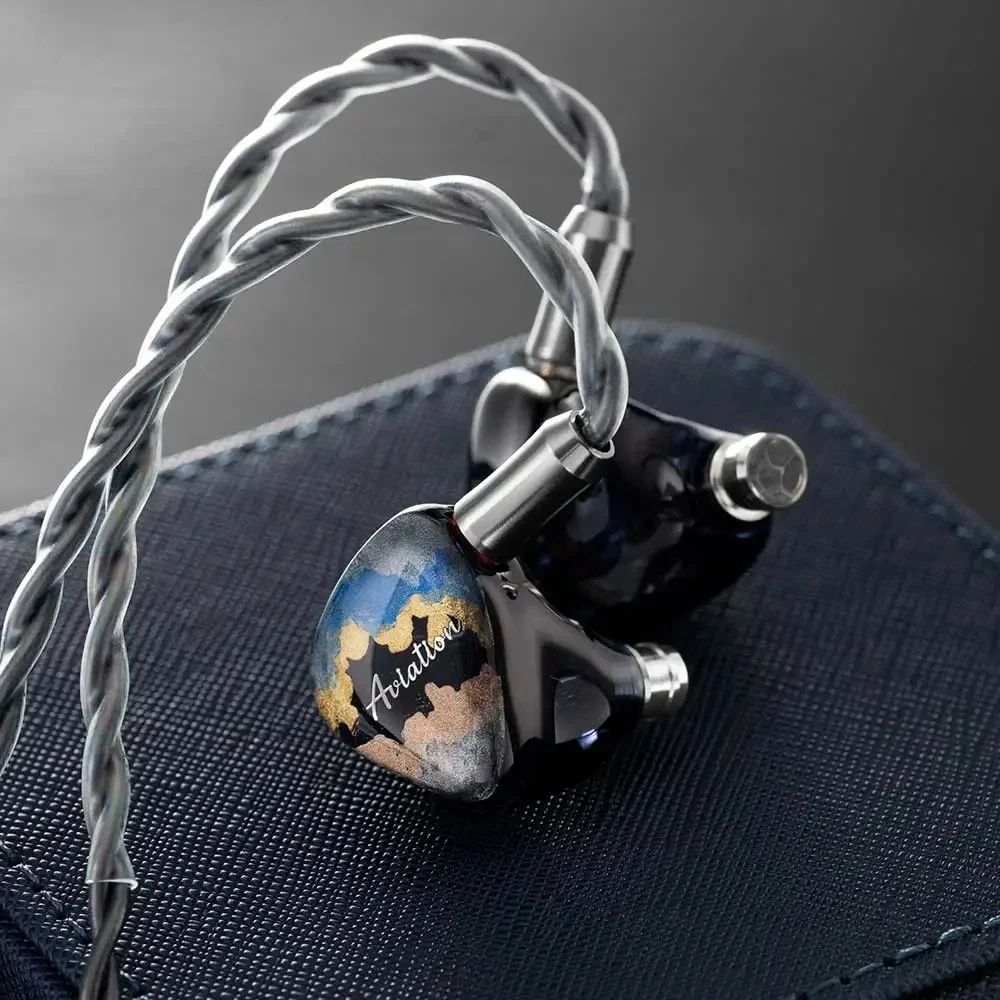 Kiners QoA Aviation 3 Knowles BA+1 DD IEMs HiFi Wired In-ear Earphone Hybrid Driver Monitor Headphone With 0.78mm 2pin Cable