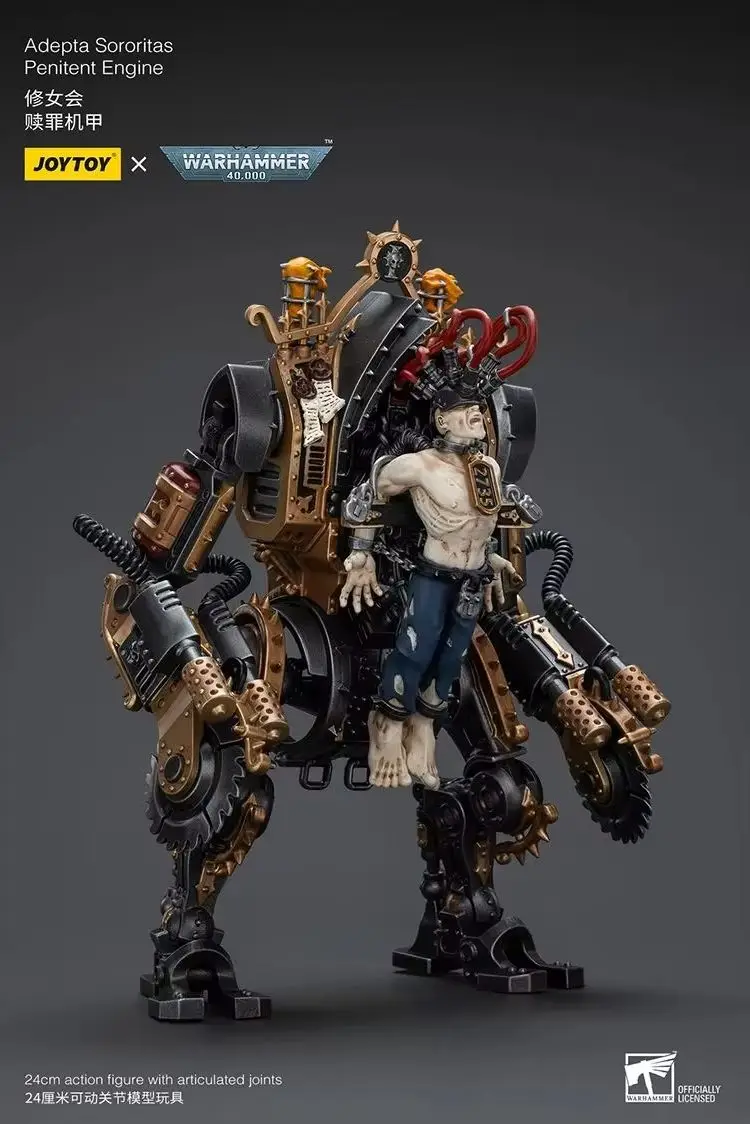 

JOYTOY Warhammer 40K Adepta Sororitas Penitent Engine Action Figures Original Model Doll Collection Gift Decoration