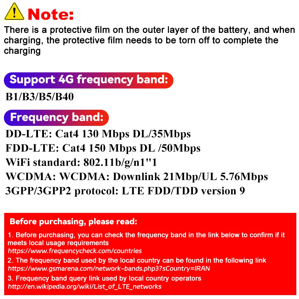 4G Lte Router Wireless Wifi 2100mAh Mobile Hotspot with SIM Card Slot Hotspot Pocket WIFI 150mbps For Outdoor Home Office Travel