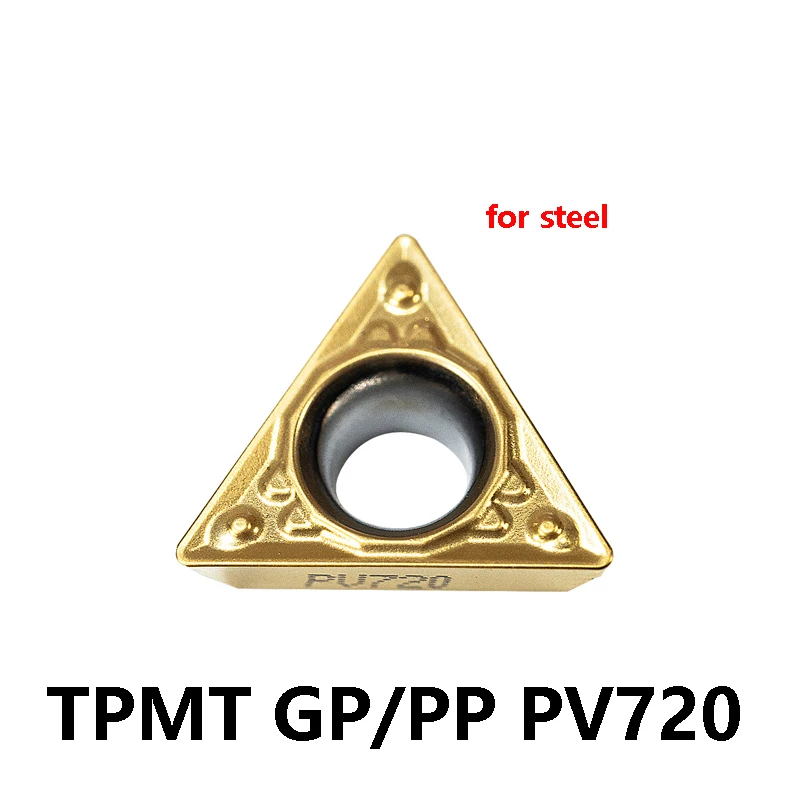 

TPMT TPMT110308 TPMT110304 GP Original TPMT110302PP PV720 Carbide Inserts Metal Lathe Tools Machine Cutter Blade Holder 110308