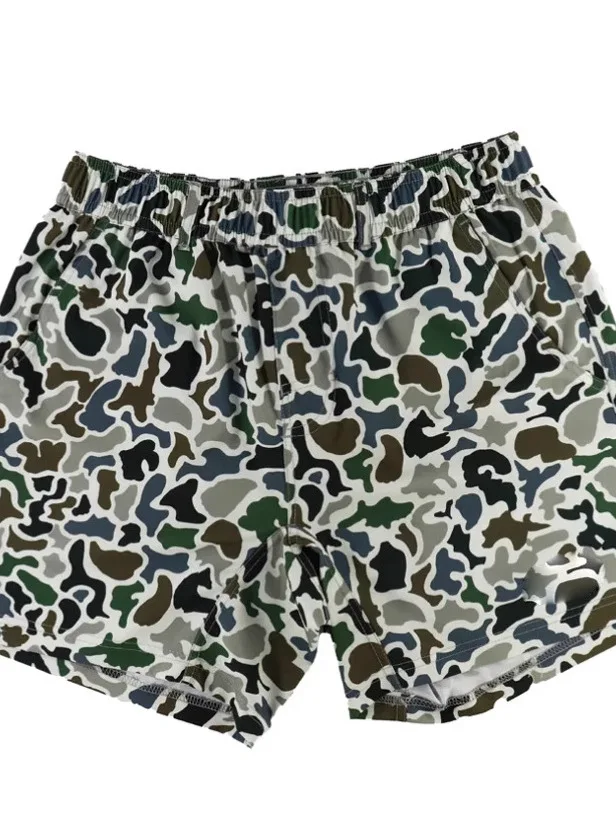 Women's Printed Camouflage Casual orts Street Sle Elastic Waist Hot Pants Faionable Spring Leisure Trousers