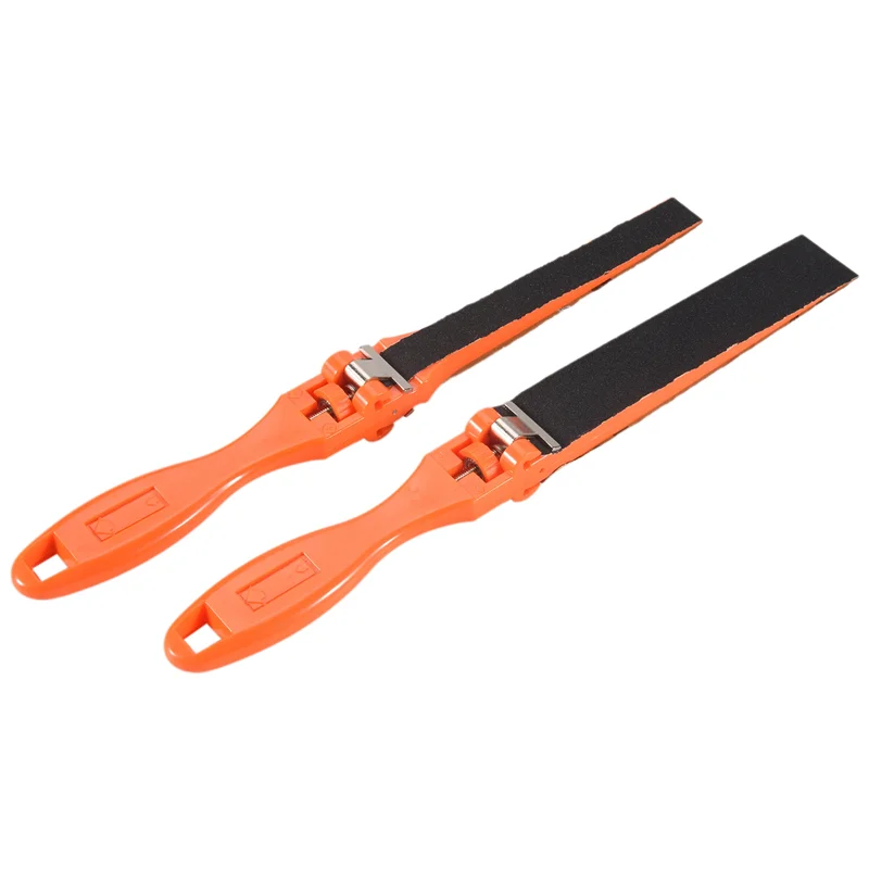 AA63 HOT 2Pcs Sandpaper Wood Carving Sandpaper Ruler Plastic Jewelry Polishing Tool Abrasive Rod Grinding Rod Holder