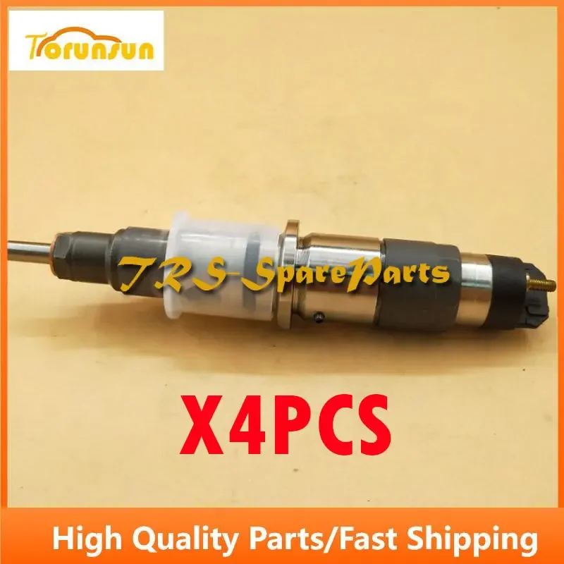 

4pcs Common Rail Injection 0445120059 For Cummins 3976372 4945969