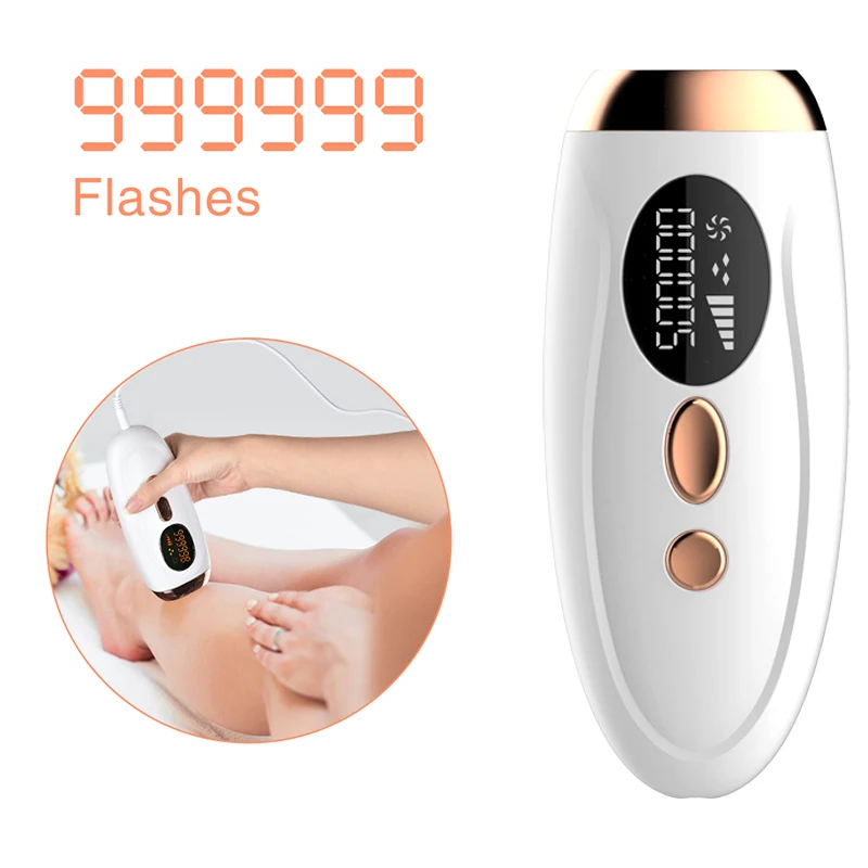 Ipl Laser Permanent Painless 999999 Flashes Ipl Laser Hair Removal Home Handle Hair Removal Hair Remover For Face And Body