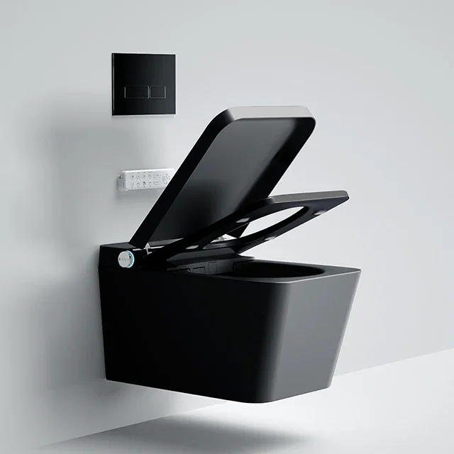 xx-Premium Sanitary Ware Wall-Hung Smart Toilet, Concealed Water Tank & Built-in Bidet, Modern Inodoro for Luxury Bathroom