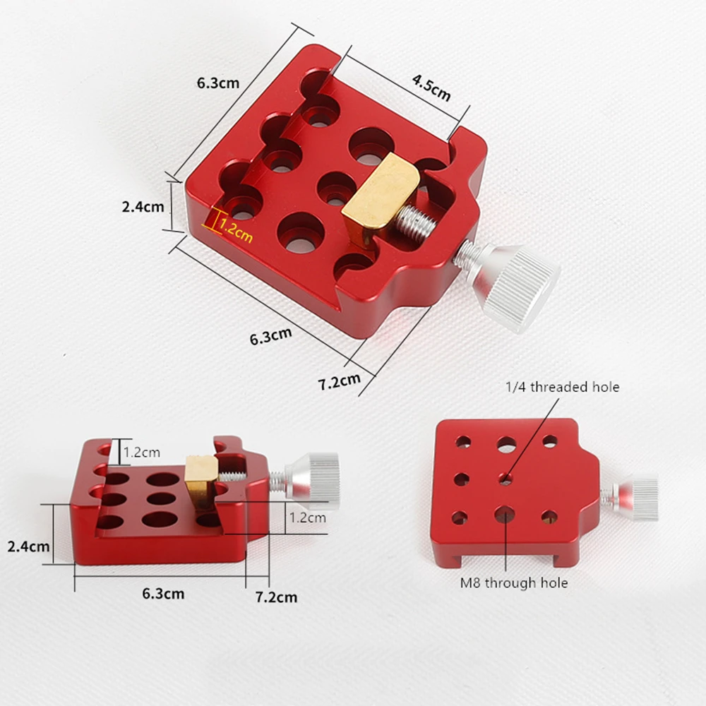 Dovetail Accessory Adapter Dovetail Clamp for Finder Scope/ Guide Scope/ Equatorial/ Tripod Telescope Accessories