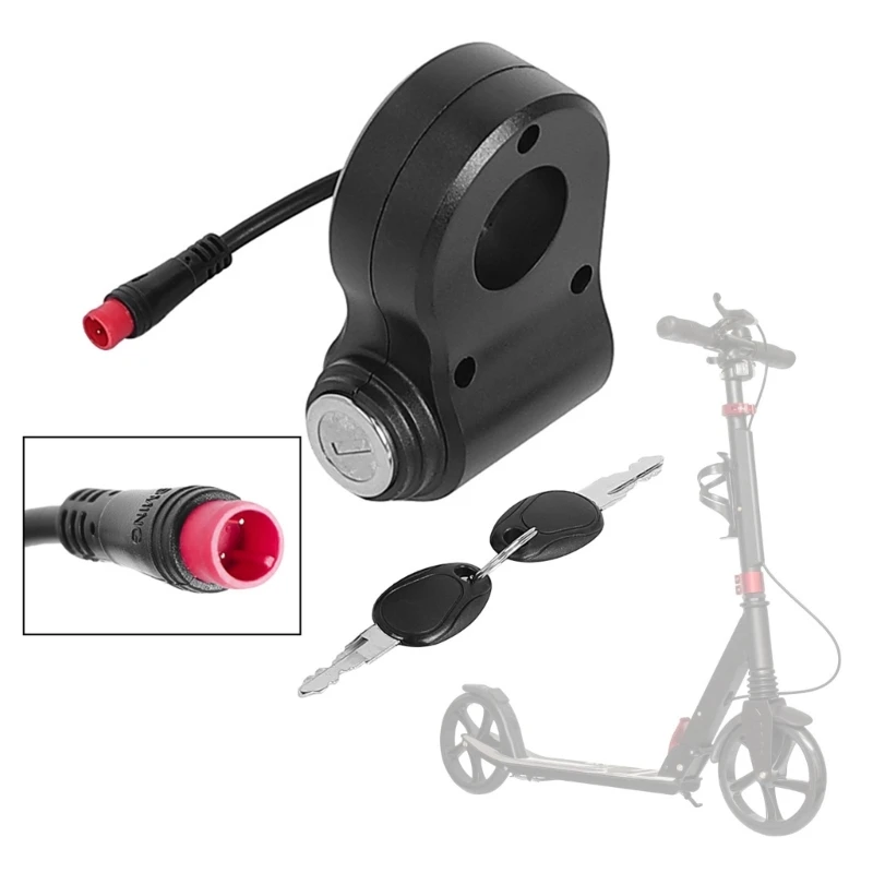 H3CE 2pin Electric Throttle Lock Button Security For Scooter Acceleration System
