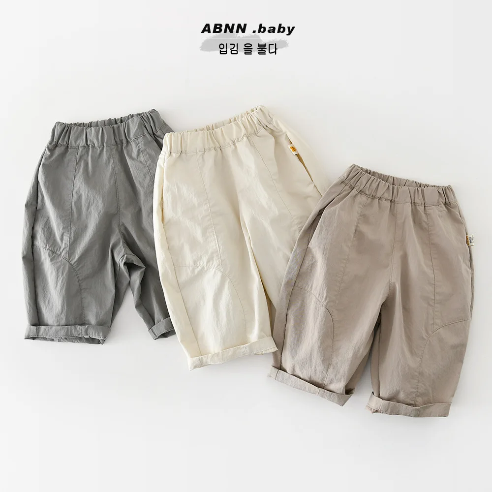 2026 Spring New Baby Casual Pants Solid Infant Girls Loose Harem Pants Toddler Boys Cargo Pants Children Cotton Trousers