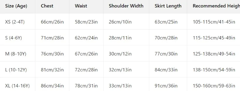 Girls Multicolor Bavarian Skirt Halloween Costume for School Events Parties