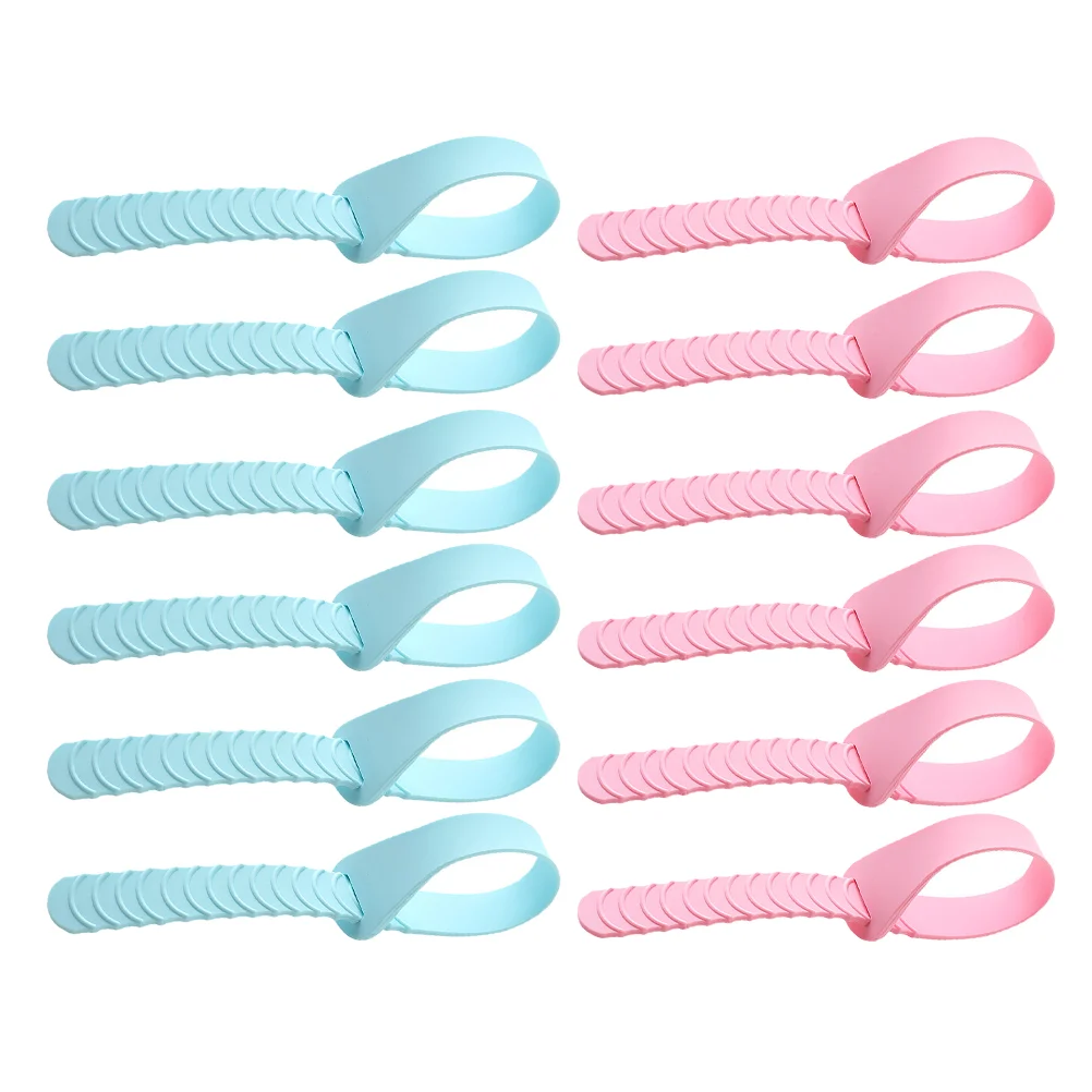 12 Pcs Toilet Lid Lifter Seat Closestool Handle Cover Uncover Anti-Dirty Bathroom Silica Gel Accessory Accessories Child