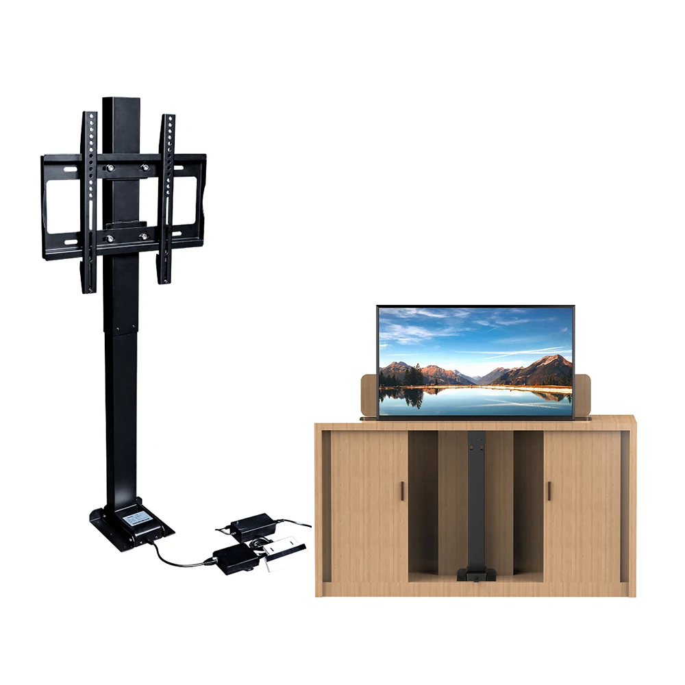 

Motorized TV Lift Adjustable 21"-29" TV Motorized Vertical Stand Lift Height Adjustable TV Mount