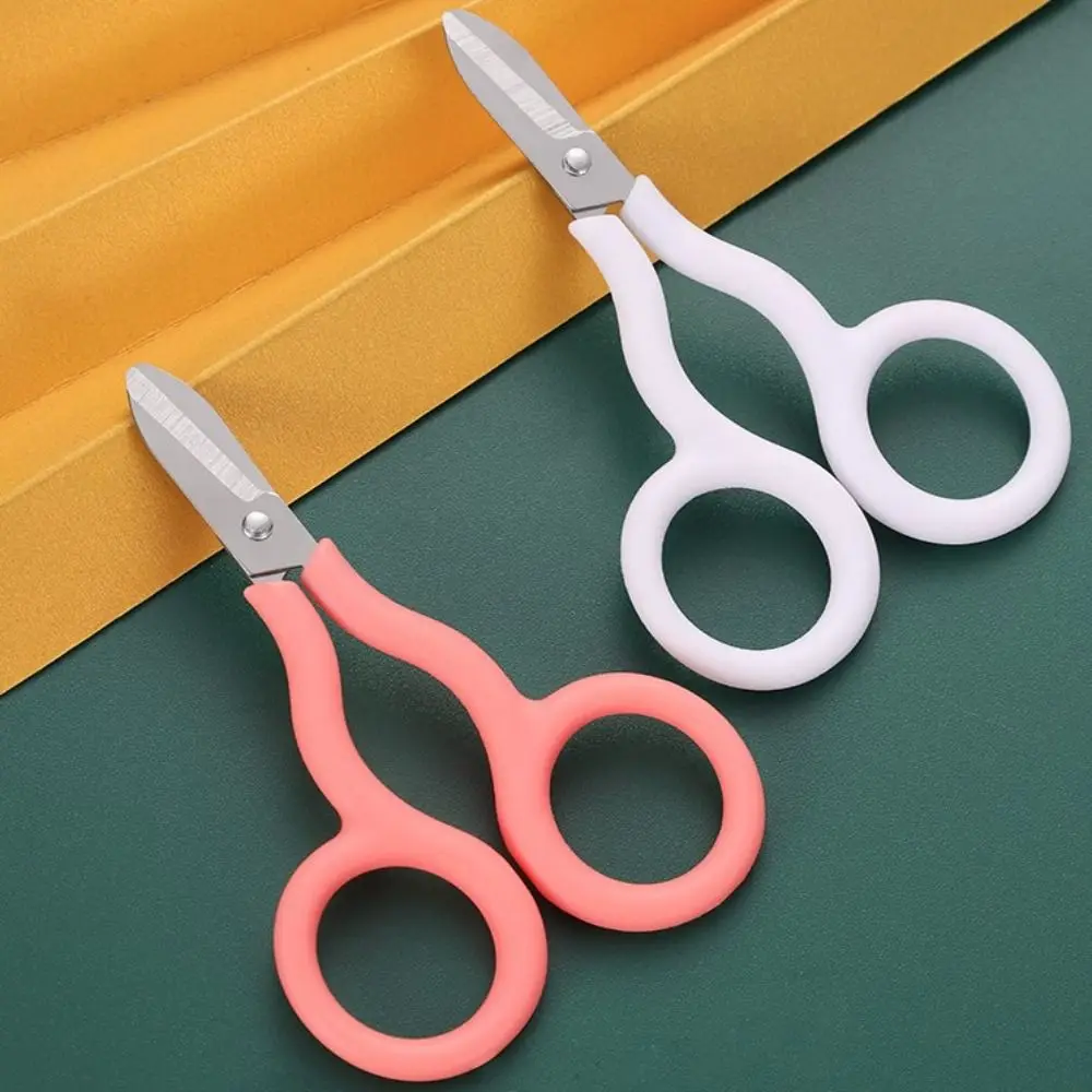 Portable Stainless Steel Paper Work Mini Scissor Student Handwork Safe Mini Scissor Art Tool