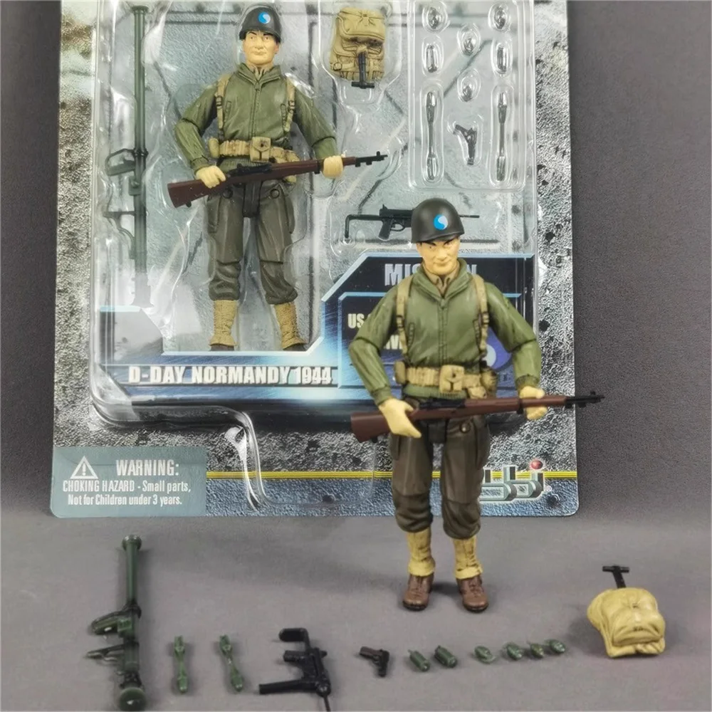 Te Koop 1/18e Ongeveer 3.75 Inch Wwii Serie Ons. Ranger Soldaat Pop Beweegbare Actiefiguur Cadeau Voor Fans Verzamelen Diy