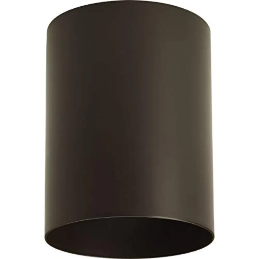 

5-дюймовый цилиндрический уличный потолочный светильник на 1 лампу, современный встраиваемый потолочный светильник для внутреннего и наружного освещения дома