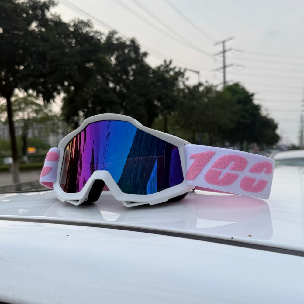 Outdoor Motocross Goggles for Dirt Bike, MTB, Skiing & Sports. Windproof, Dustproof, UV Protection. Universal Fit.
