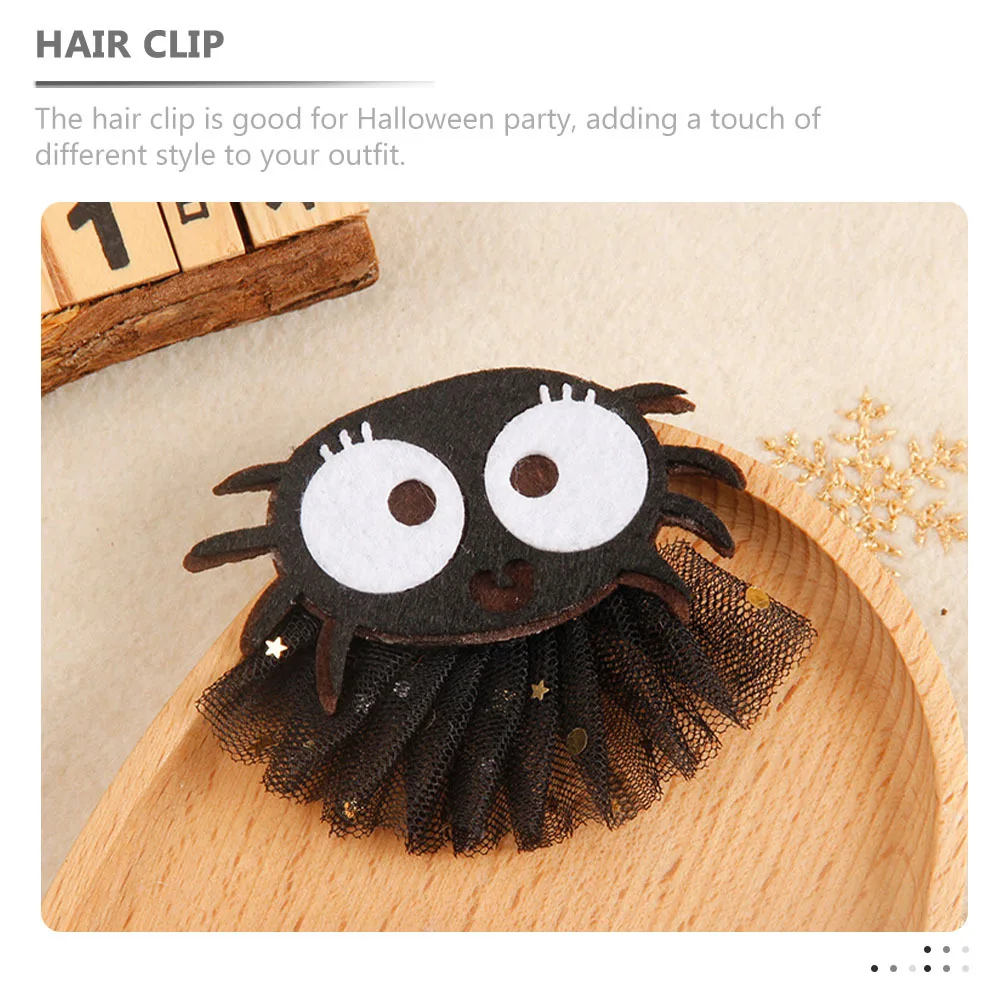 

4Pcs Small Halloween Hair Clips for Women Cute Tiny Hairpins Party Carnival Dance Horror Event Decorative Hair Accessories Girls