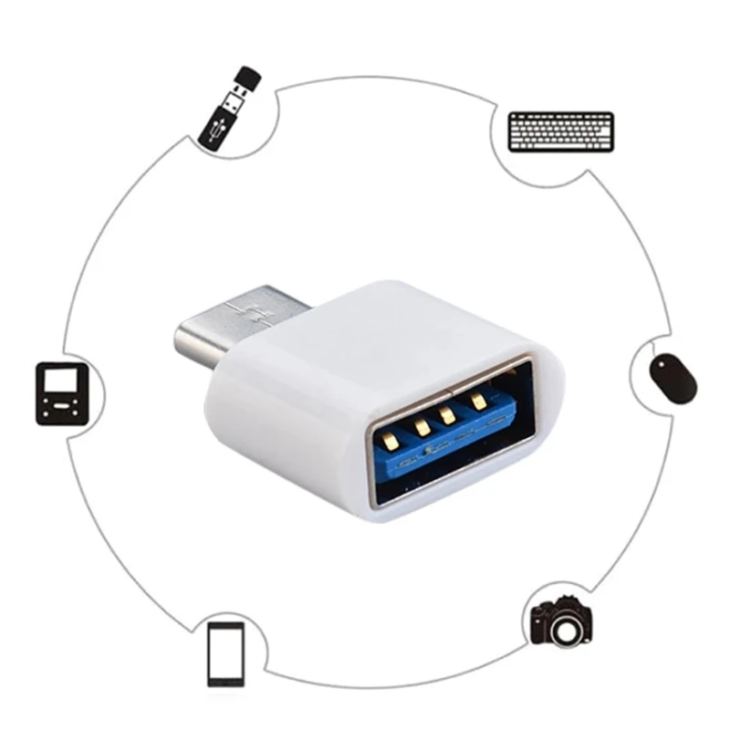 1 Pair for Mobile Phones and Tablets TypeC to USB Adapter Interface Conversion  Data Transmission Charging Conversion