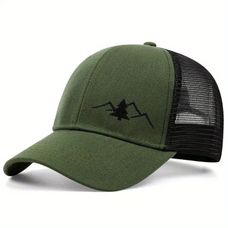 

New Baseball Hat Outdoor Men's Mesh Hat Sports Fashion Sunshade Duck Tongue Hat Breathable Sunscreen Hat