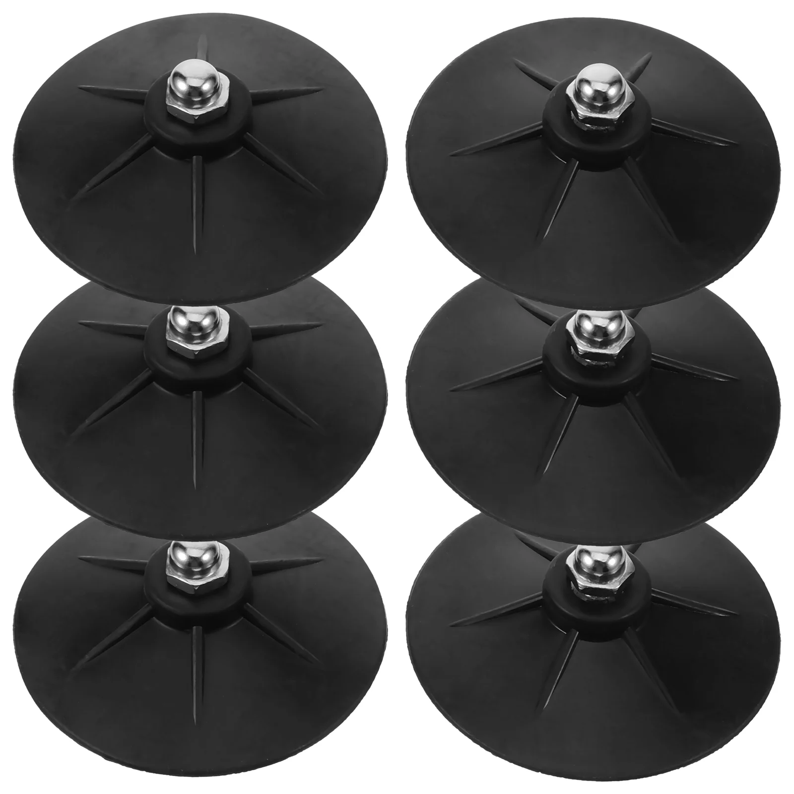 

6 Pcs Sandbag Replacement Base Tumbler Suction Cups Boxing Rubber Punching Accessories Suckers