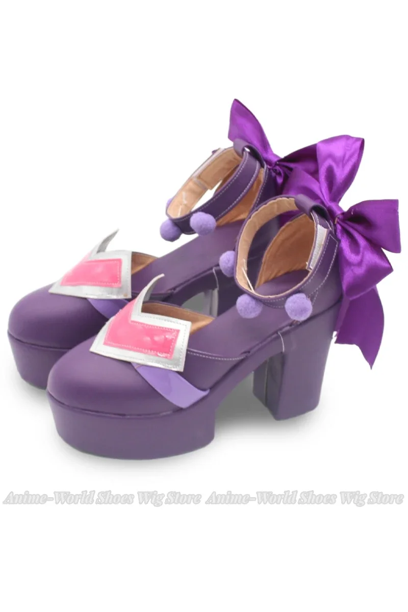 LOL Heartache & Heartthrob Caitlyn Cosplay Shoes LOL Valentine's Day Cosplay Prop Halloween Carnival Boots PU Shoes Custom Made