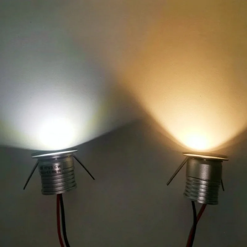 1W IP65 12V 15mm 25mm Embedded mini LED Downlight for Outdoor Gardens Bathrooms Corridors Ceilings Spot Lighting
