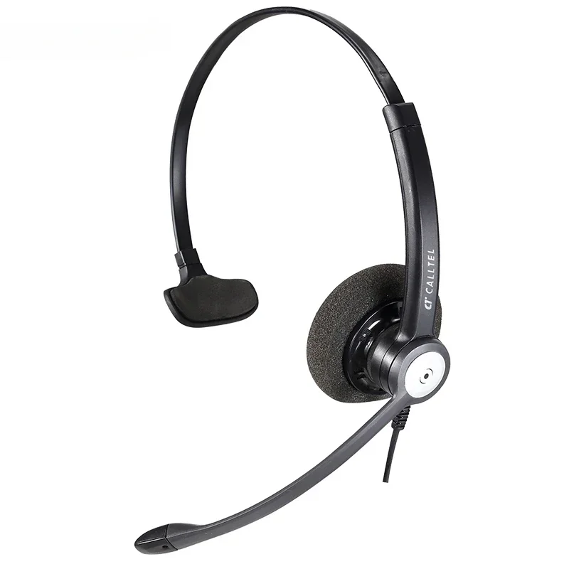 

Mono Call Center Headphones Noise Cancelling Phone Headphones