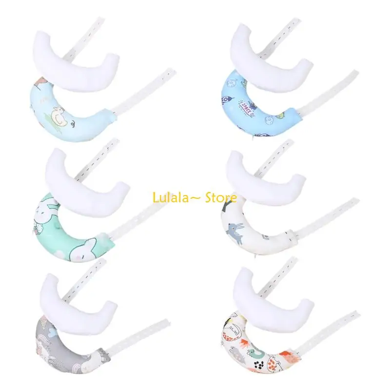 

Y4QA Baby Pillow Neck Support Nursery Pillow with Cartoon Pattern for Newborns Infant