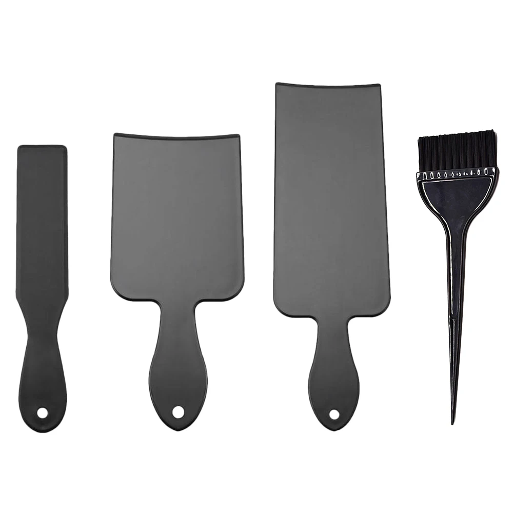 

1Set Plastic Hair Dye Plate DIY Tool Kit Easy Use Home Salon Coloring No Mess Hassle Black Hair Dye Kit