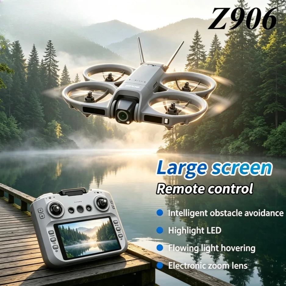 Original Z906 4K 8K GPS Drone Profesional FPV Brushless Laser obstacle avoidance Aerial Optical Foldable Quadcopter Mini Dron