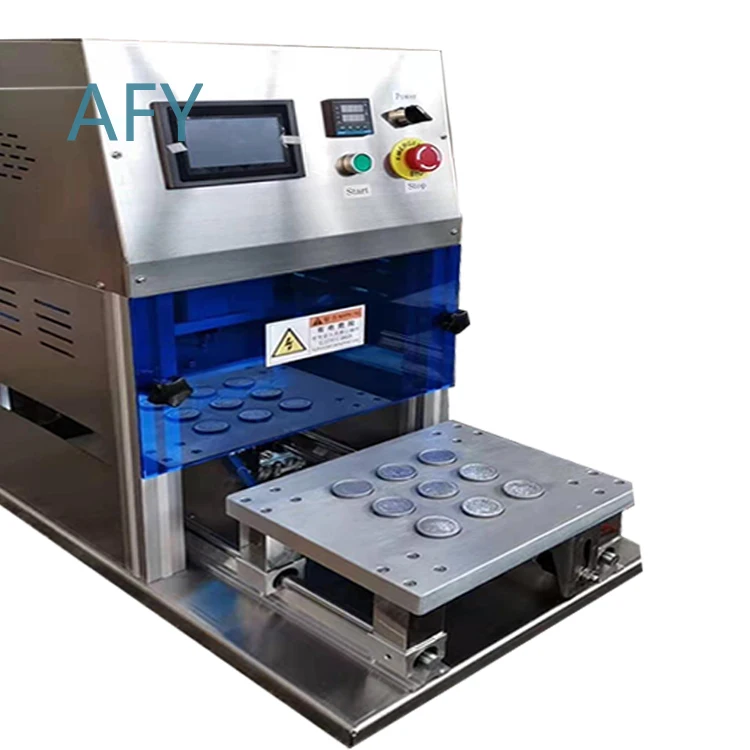 Pneumatic Sealing Machine for Food Packaging with Air Compressor Plastic Container Vacuum Sealer Industrial Grade Automatic