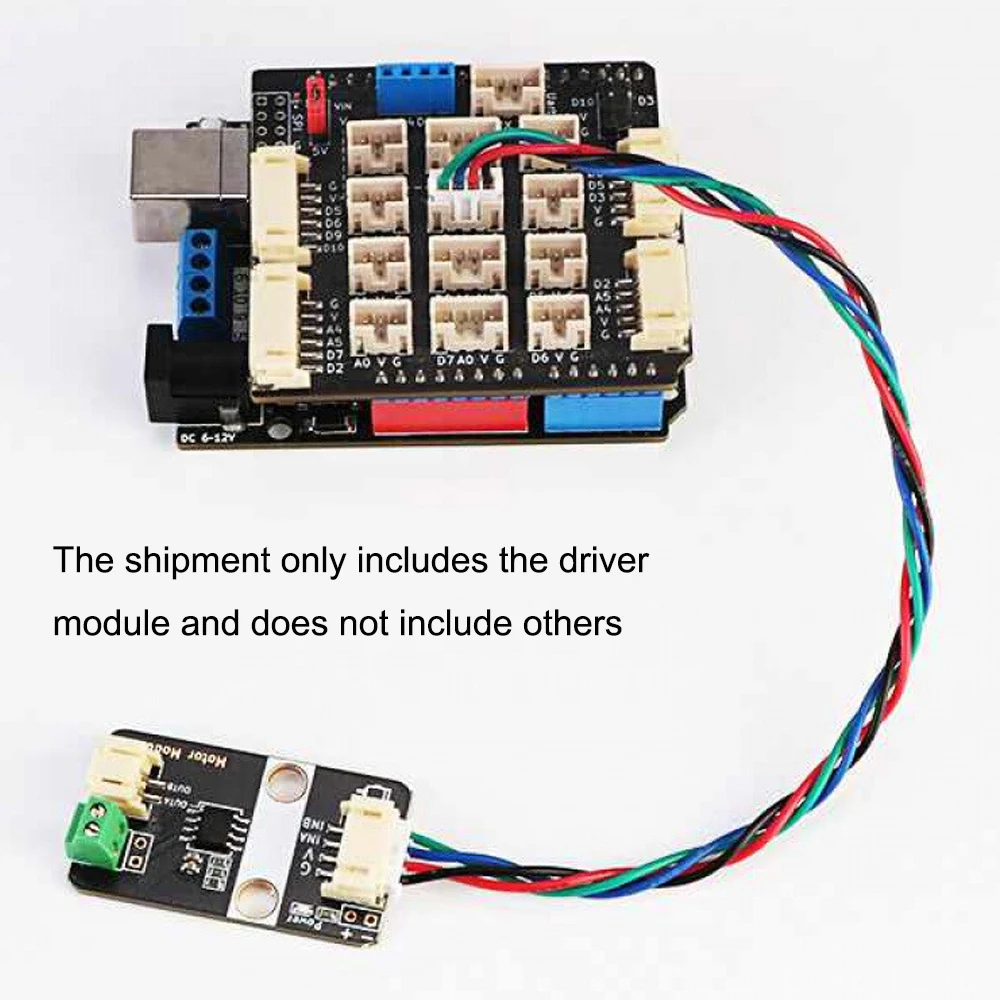 

Single-channel Motor Drive Module DC5V Motor Driver Board Intelligent Car Tracking and Obstacle Avoidance Motor Drive Part