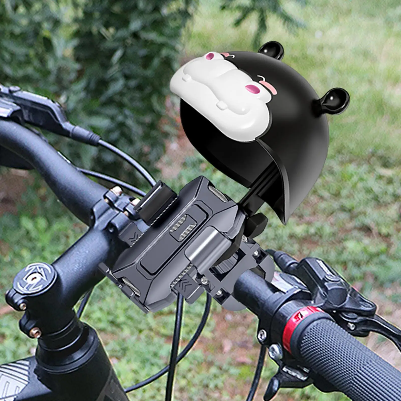 

Motorcycle Phone Holder 360 Degree Rotation with Helmet Rainproof Handlebar Motor Phone Mount for Bike Motorbike Mountain Road