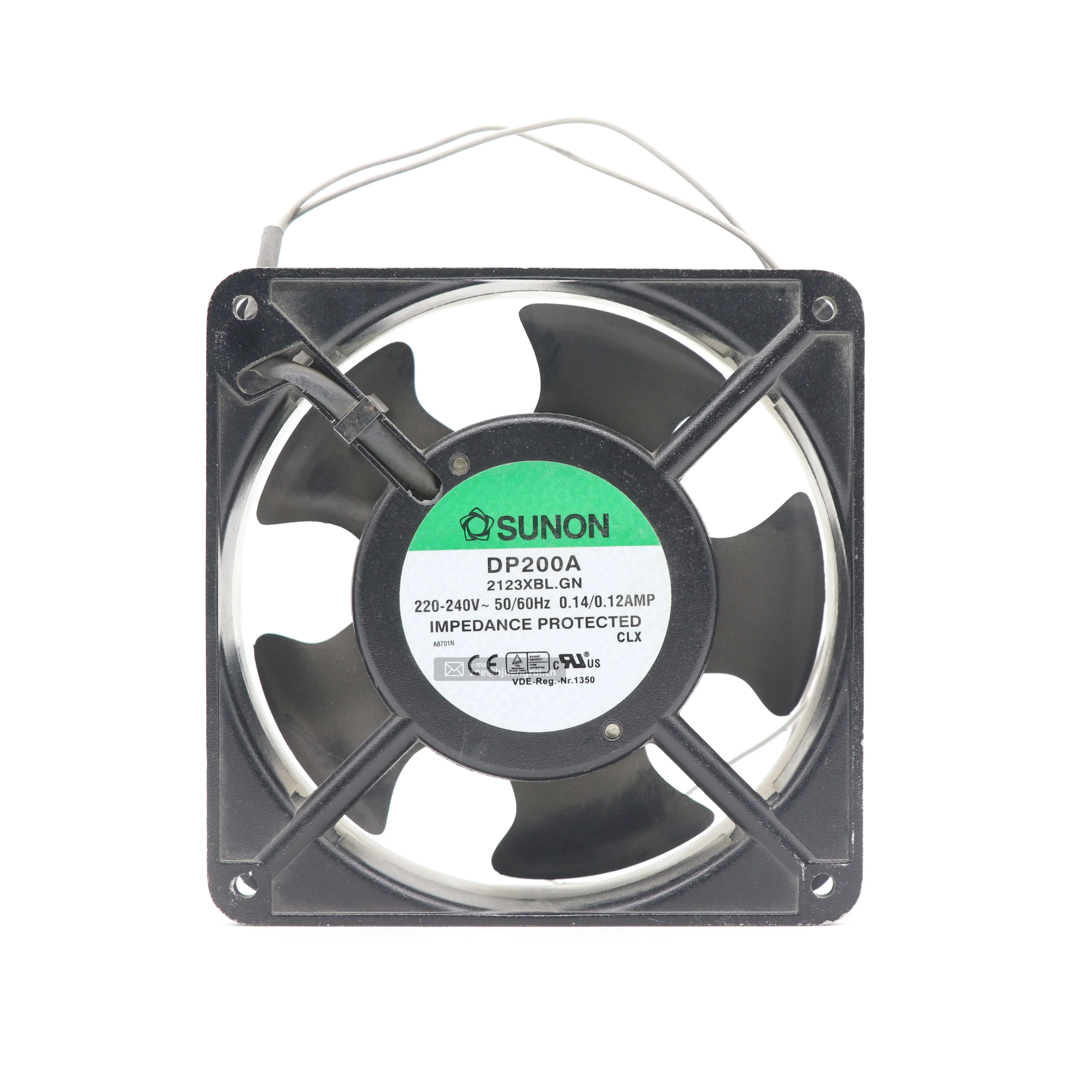 

SUNON 220V AC 12CM 120X120X38mm 12038 0.14A 22W 117CFM Cabinet Industrial Equipment Axial cooling fan DP200A-2123XBL.GN