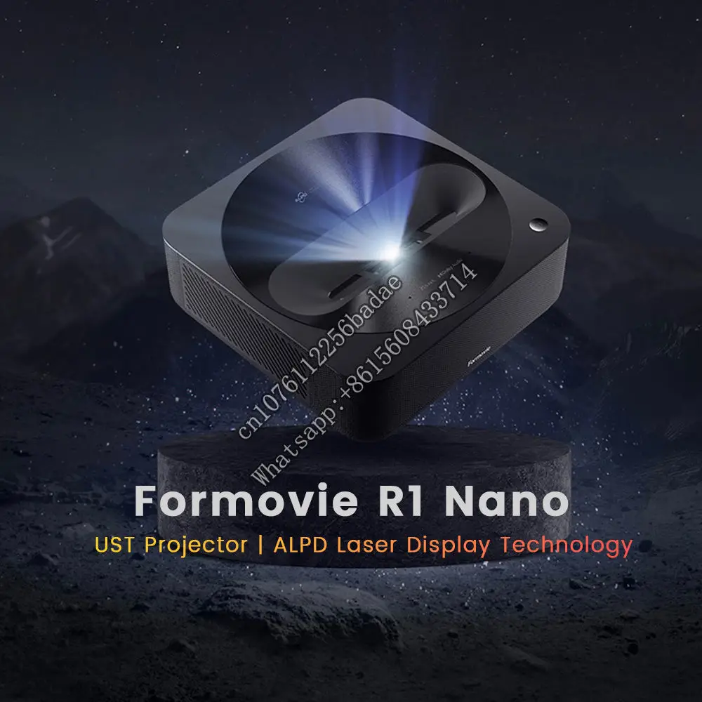 R1 Nano Fengmi UST  Projector 1200 ANSI Lumens 1080P HD Portable Home Theater  Mini Smart Outdoor Beamer