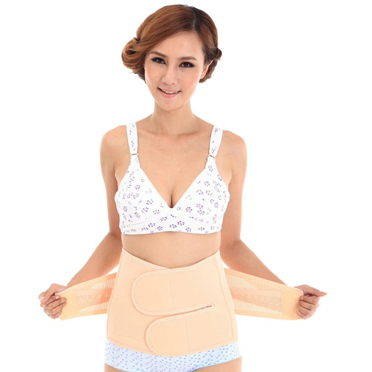 

Breathable Elastic Postpartum Postnatal Recovery Support Girdle Belt Belly Waist Slimming Shaper Band - Size