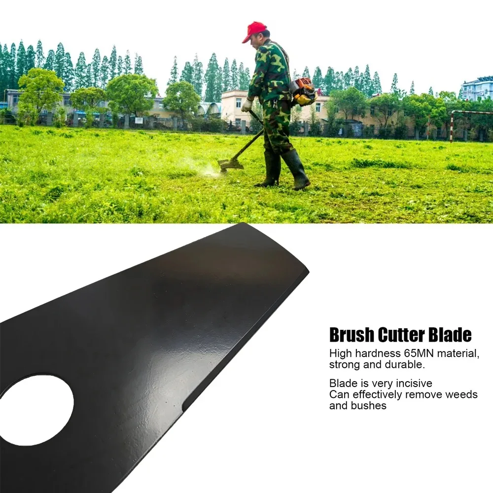 9inch Black Lawn Mower Brush Cutter Blade Saw Weed Eater Sting Trimmer Blade Garden Grass Cutting Blades Garden Tool Accessories