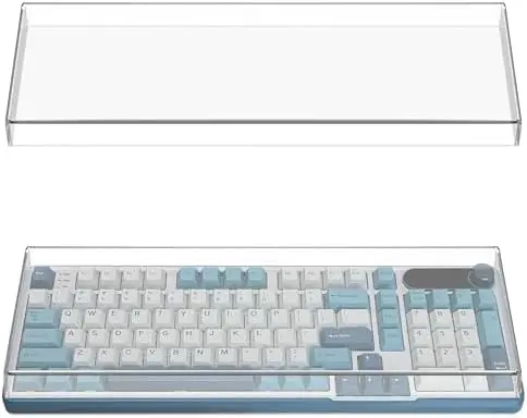 

Geekria Clear Acrylic Keyboard Dust Cover for RK S98, Aula F99 Pro, EPOMAKER Galaxy100, Keychron Q5 Pro/Max