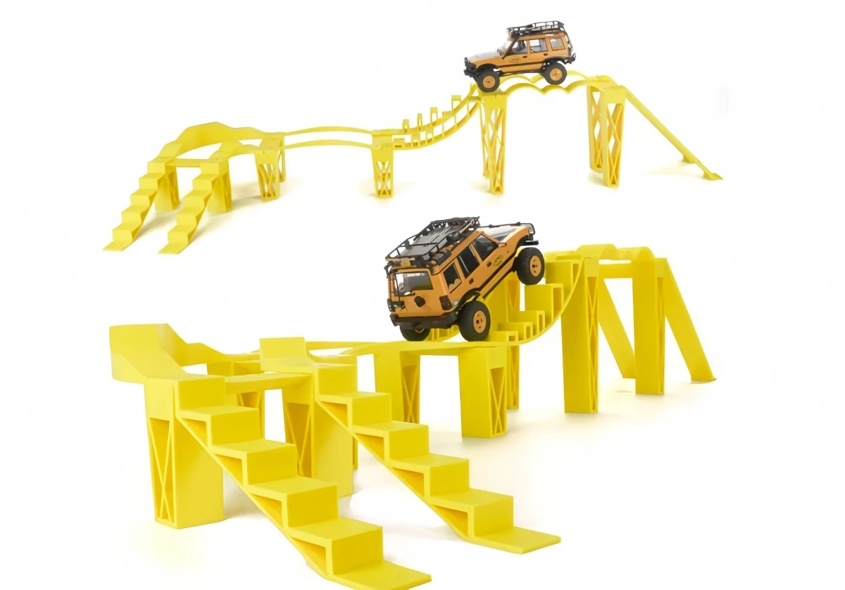 

1/24 1/18 RC Climbing Car Racing Track Obstacle Simulation Stair Bridge Steep Slope Roadblock Micro RC Crawler DIY Scene Terrain