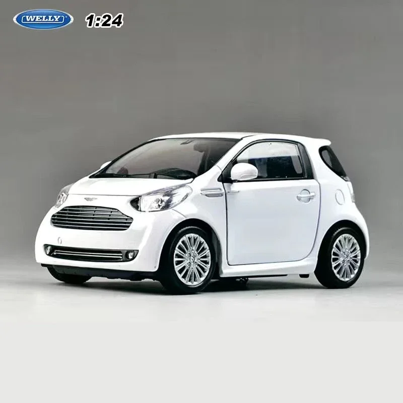 Welly 1:24 Aston Martin Cygnet Alloy Classic Car Model Diecast Metal Vehicles Car Model Miniature Scale Simulation Kids Toy Gift