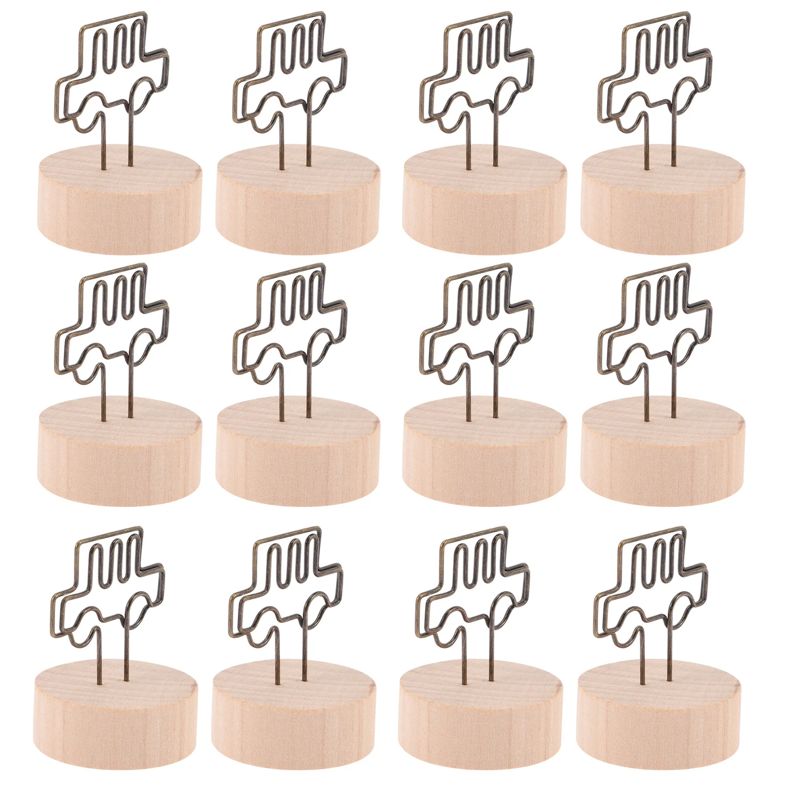 

12Pcs Cartoon Car Shaped Memo Clip for Home Party Wedding Birthday Graduation Photo Card Holder Note Clip Stand Decoration