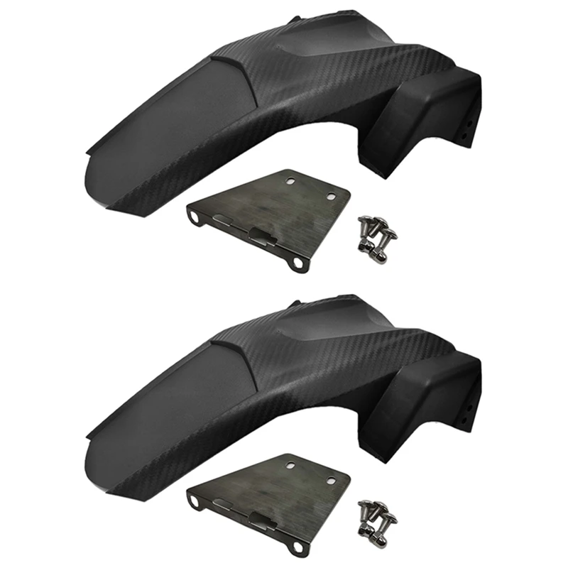 

2X Motorcycle Rear Fender Mudguard Hugger Splash Guard Carbon Fiber Pattern For YAMAHA NMAX 155 NMAX 150 2020 2021